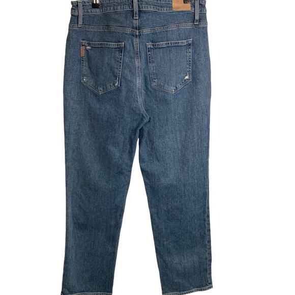 PAIGE Jeans Size 32x28 Sarah Straight Ankle Effortless Street Style Button Fly - Picture 2 of 9